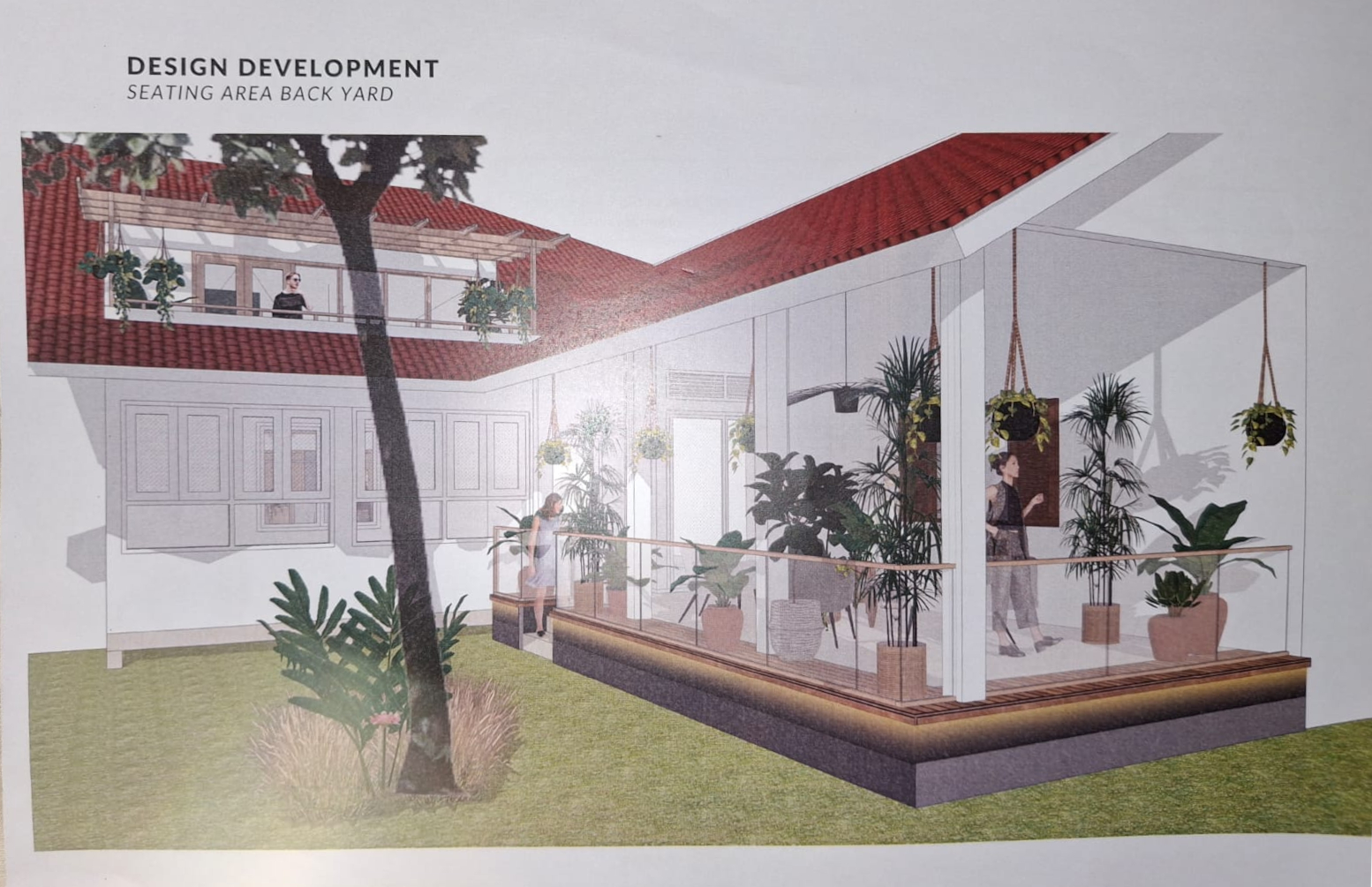 Desain Proyek Area Belakang